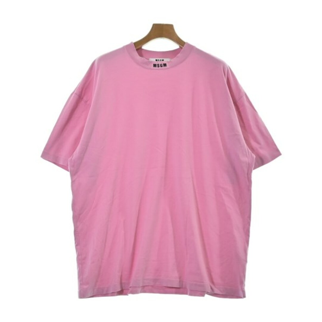 MSGM エムエスジーエム Tシャツ・カットソー XL ピンク無しネック