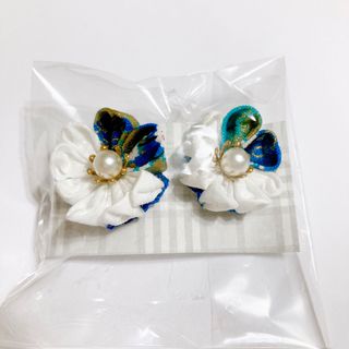 つまみ細工 ピアス(ピアス)