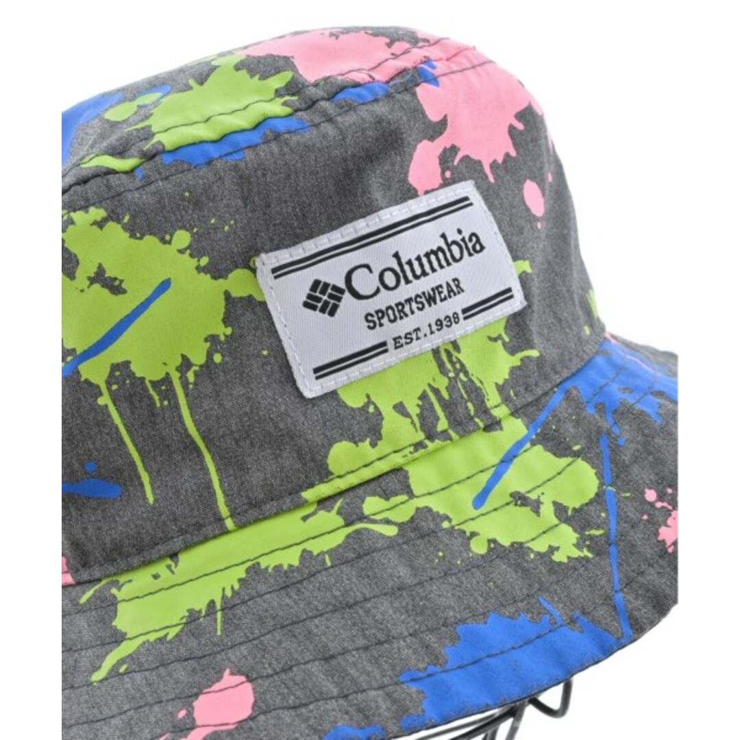 Columbia(コロンビア)のColumbia コロンビア ハット - グレーxピンクx青等(総柄) 【古着】【中古】 メンズの帽子(ハット)の商品写真