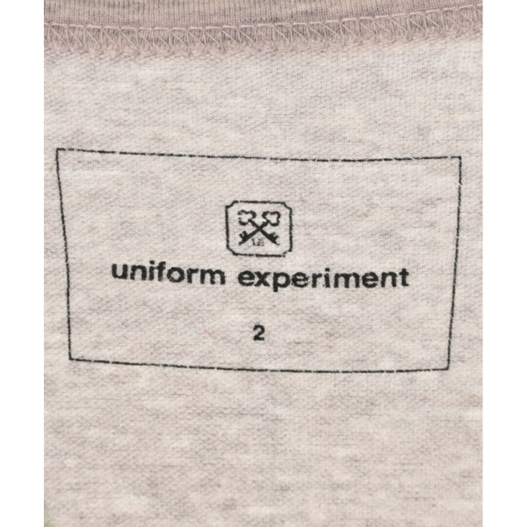 uniform experiment(ユニフォームエクスペリメント)のuniform experiment Tシャツ・カットソー 2(M位) グレー 【古着】【中古】 メンズのトップス(Tシャツ/カットソー(半袖/袖なし))の商品写真