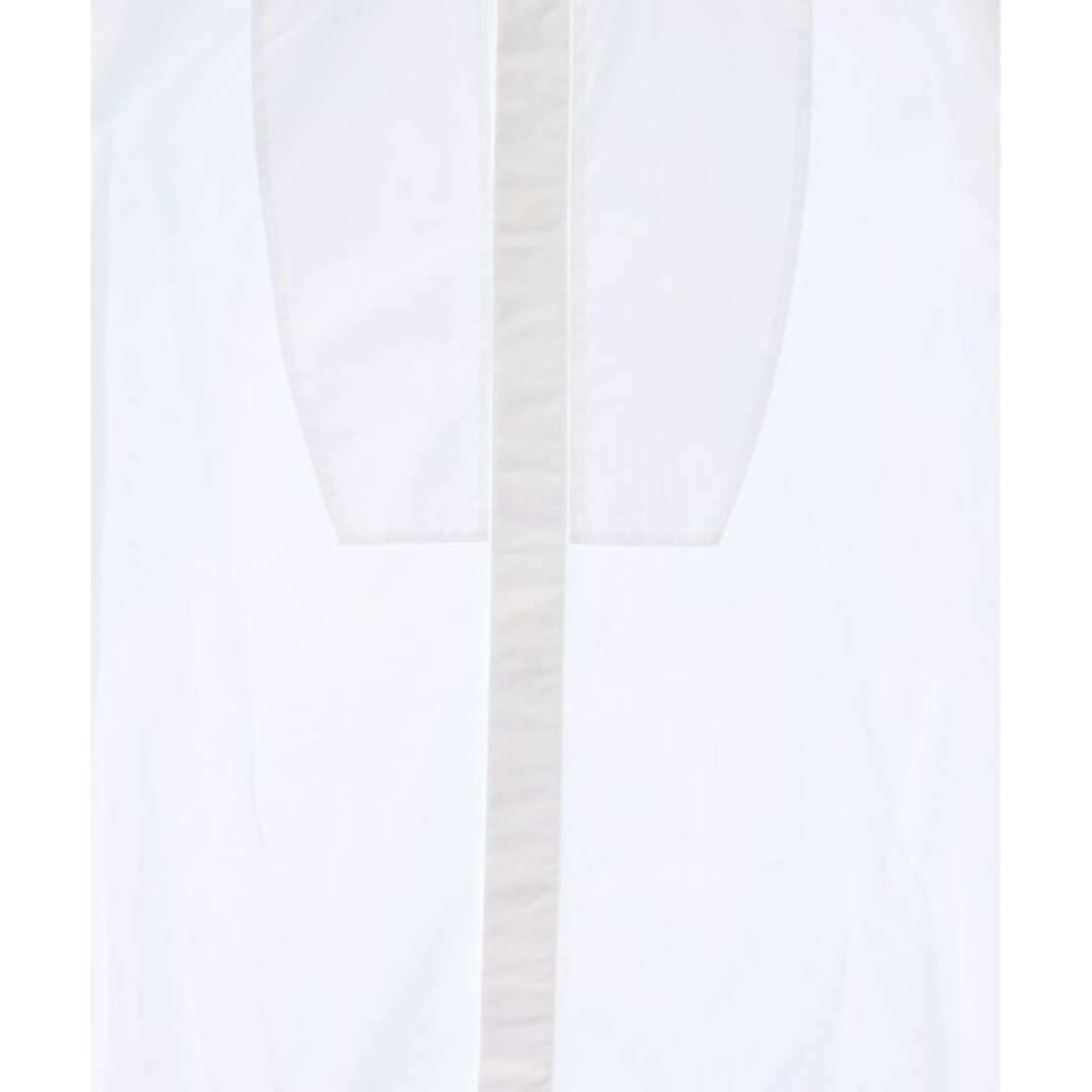 Jil Sander(ジルサンダー)のJIL SANDER ジルサンダー ドレスシャツ 41(XL位) 白 【古着】【中古】 メンズのトップス(シャツ)の商品写真