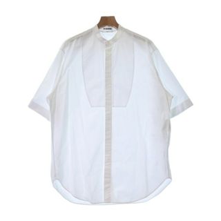 ジルサンダー(Jil Sander)のJIL SANDER ジルサンダー ドレスシャツ 41(XL位) 白 【古着】【中古】(シャツ)