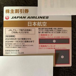 ジャル(ニホンコウクウ)(JAL(日本航空))の日本航空（JAL）株主優待券1枚(航空券)