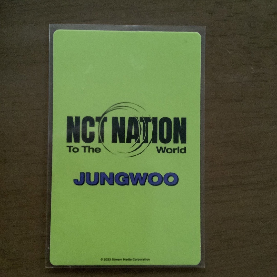 NCT NATION ランダムトレカ　アクリルスタンド　ジョンウ エンタメ/ホビーのCD(K-POP/アジア)の商品写真