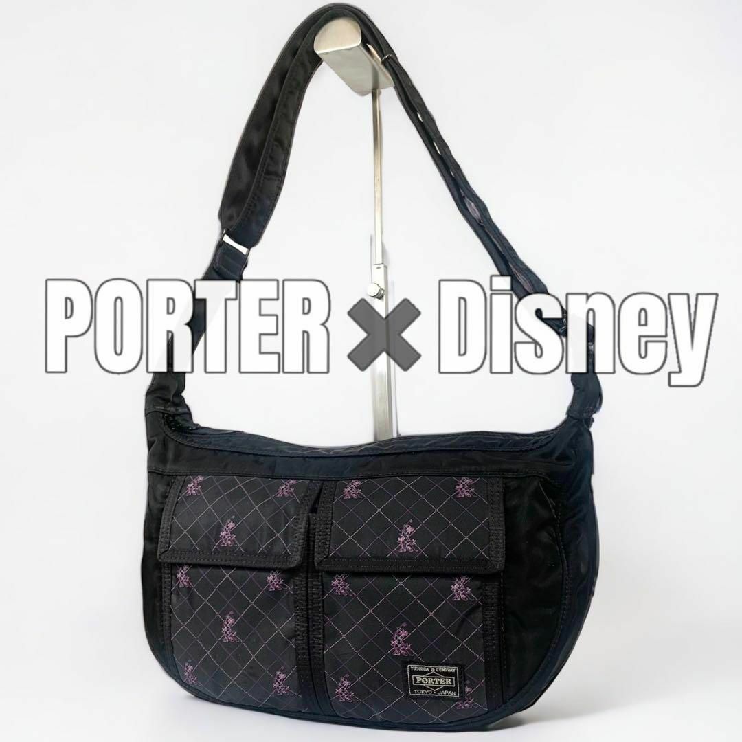 希少 美品 PORTER×Disney コラボ ショルダーバッグ ミニー柄