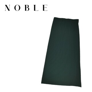 noble ショルダーサルペットタイトスカート　ブラック　36