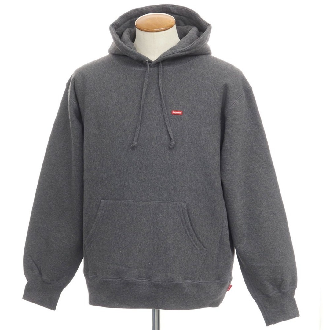 【未使用】シュプリーム Supreme 2021年秋冬 Small Box Hooded Sweatshirt 裏起毛スウェット プルオーバーパーカー ダークグレー【サイズM】【メンズ】