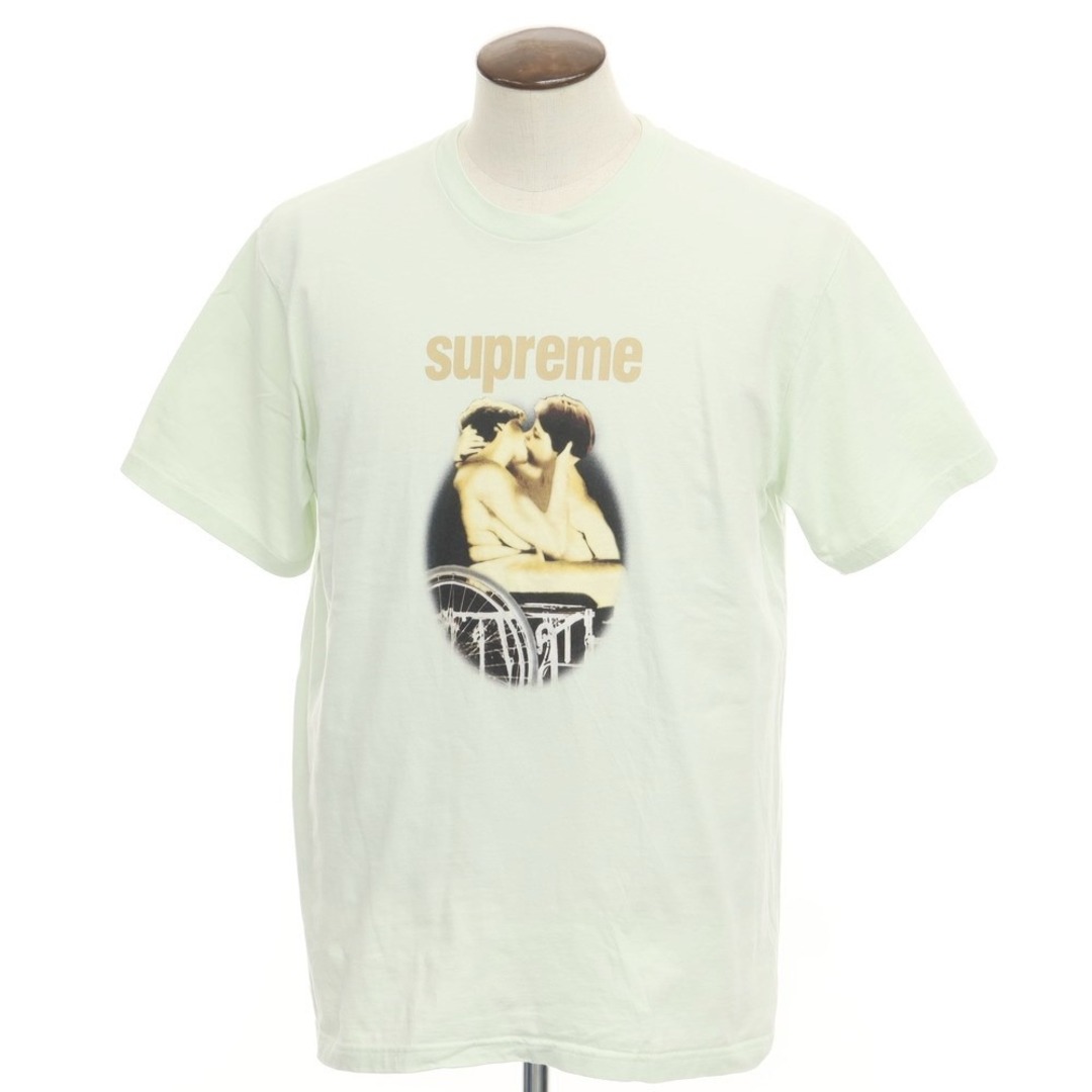 シュプリーム Supreme 2023年春夏 Kiss Tee プリント 半袖Ｔシャツ ペールグリーン【サイズL】【メンズ】