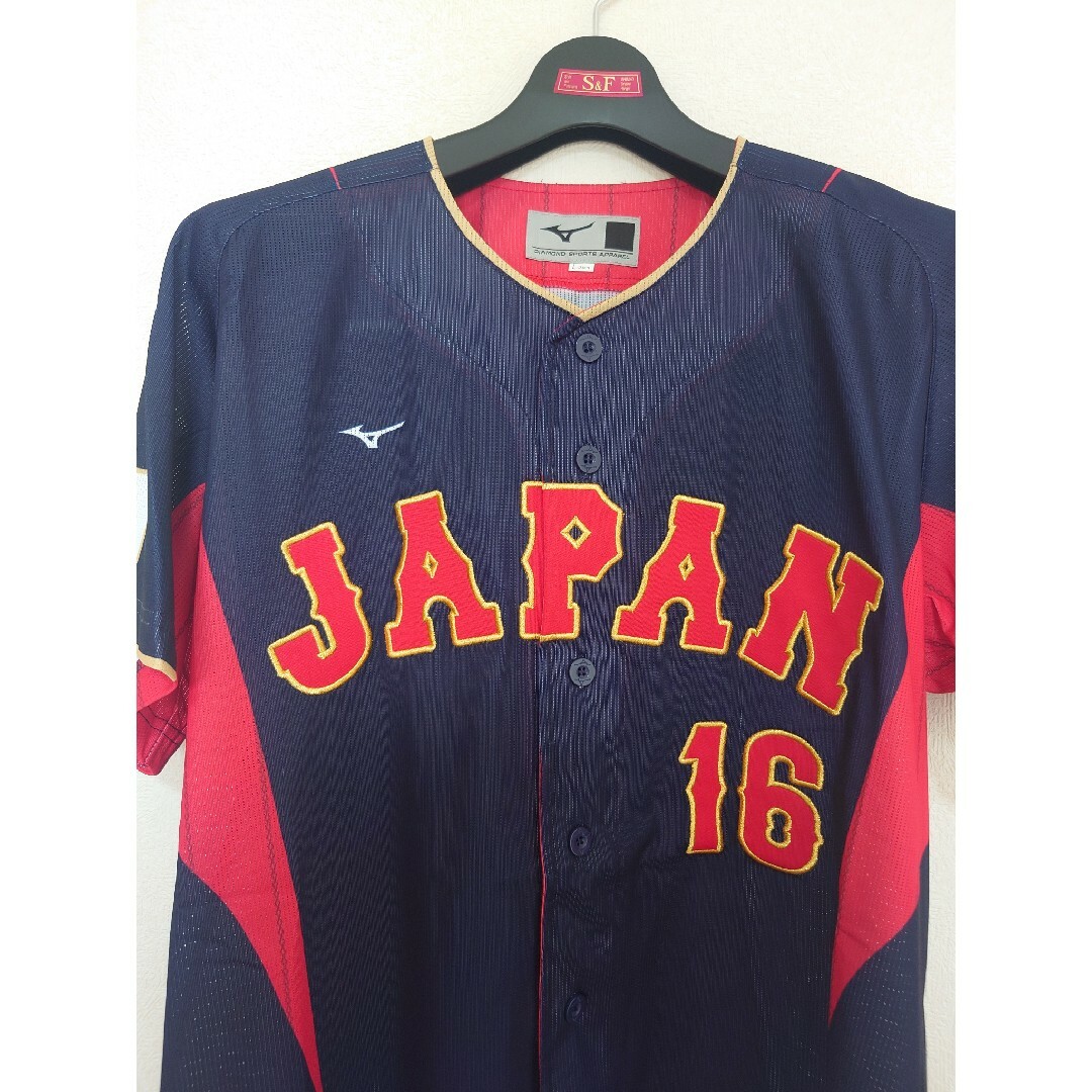 WBC日本代表レプリカ刺繍ビジターユニフォームサイズL（23ヌートバー記念グッズ