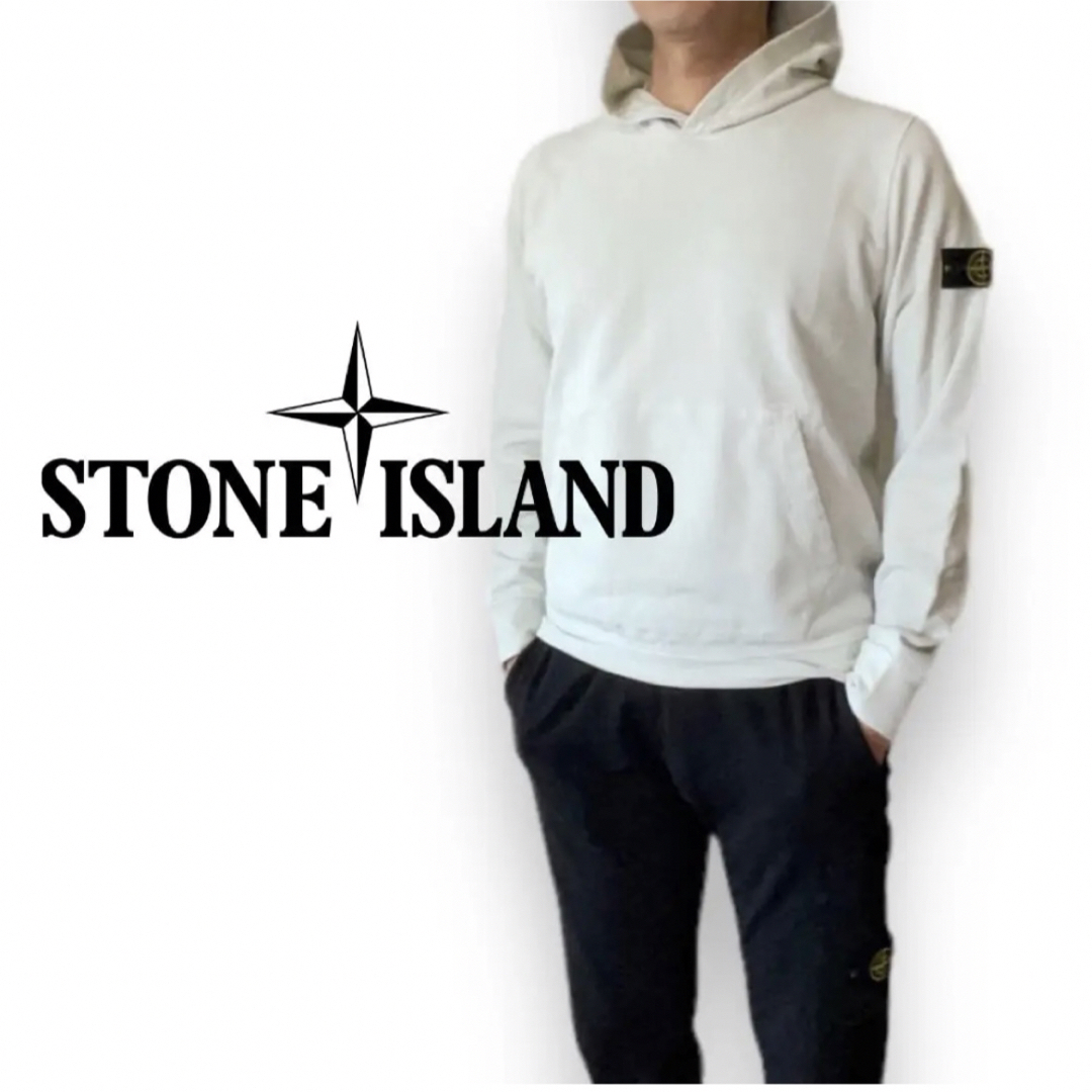 未使用品☆大人もOK☆STONE ISLAND ボーイス プルオーバーパーカー ...