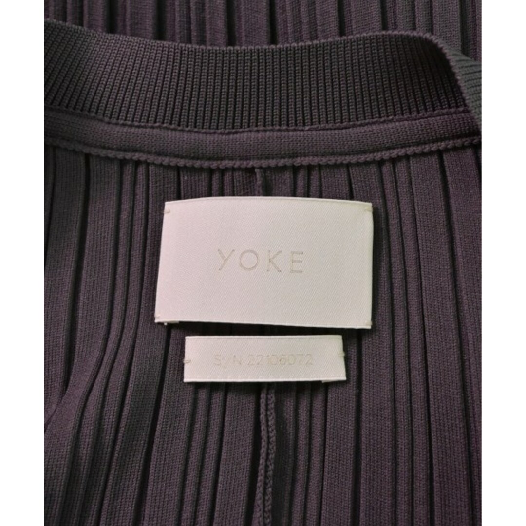 YOKE ヨーク カーディガン 2(M位) 紫系