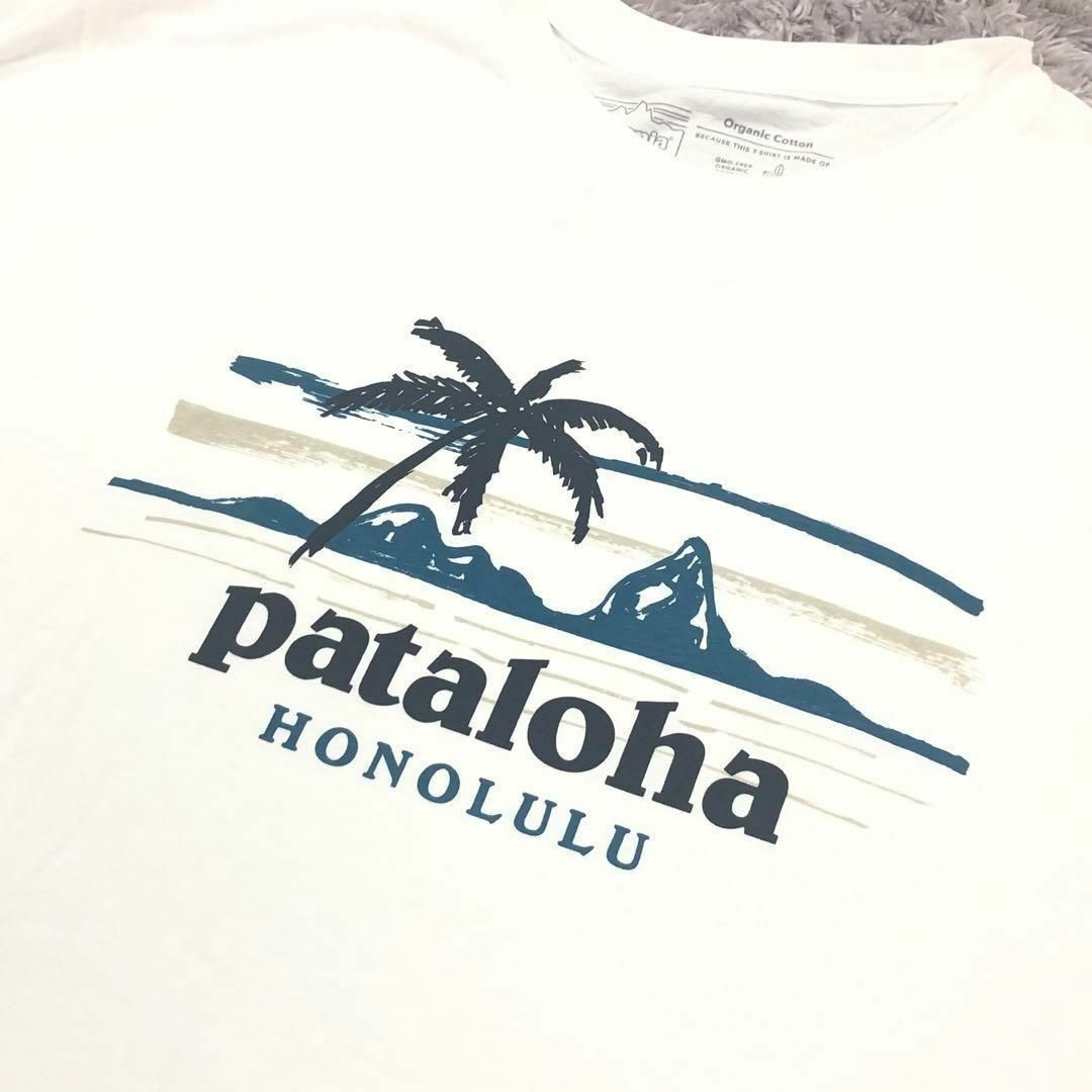 Mハワイ限定⭐patagonia⭐パタゴニア⭐新品Tシャツ パタロハホノルル 白 1