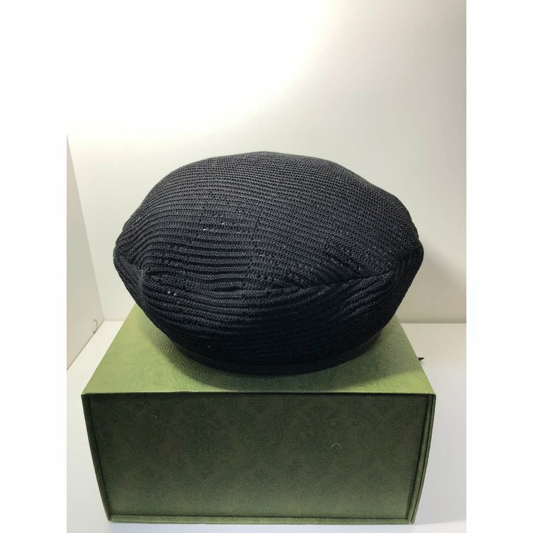 080931○ GUCCI GG クロシェ ベレーハット L 58cm ベレー帽 080931○ GUCCI GG クロシェ ベレーハット L 58cm ベレー帽