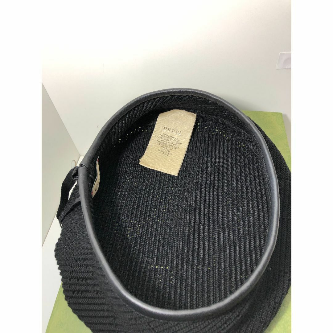 080931○ GUCCI GG クロシェ ベレーハット L 58cm ベレー帽 080931○ GUCCI GG クロシェ ベレーハット L 58cm ベレー帽