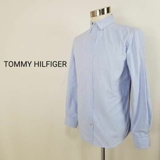 トミーヒルフィガー(TOMMY HILFIGER)のTOMMY HILFIGERメンズLボタンダウンオックスフォードシャツ薄青(シャツ)