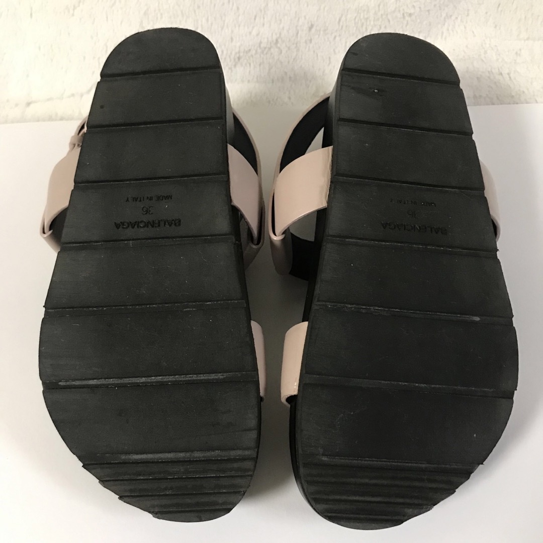 美品 バレンシアガ balenciaga サンダル レザーベルト36 | www.darquer.fr