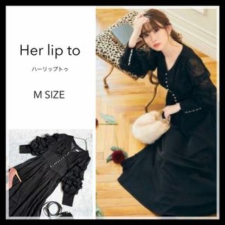 ハーリップトゥ(Her lip to)の【Her lip to】Embellished Satin Long Dress(ロングワンピース/マキシワンピース)