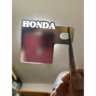 自賠責ステッカープレート　HONDA　ホンダ　上文字　ミラー(その他)