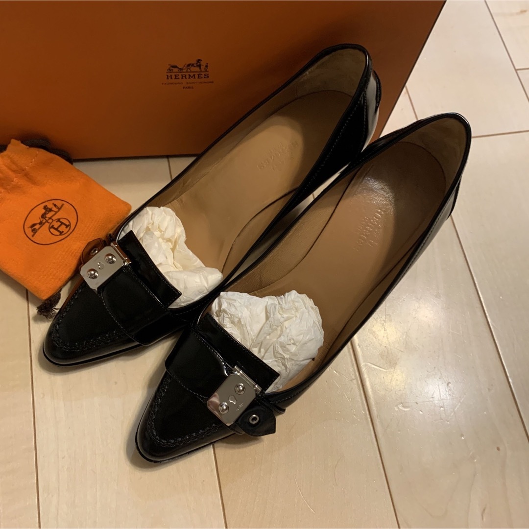 ⭐︎美品　HERMES エルメス パンプス　ブラック　37