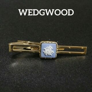 ウェッジウッド(WEDGWOOD)の【匿名配送】 ウェッジウッド タイピン ゴールド カメオ 水色 2(ネクタイピン)