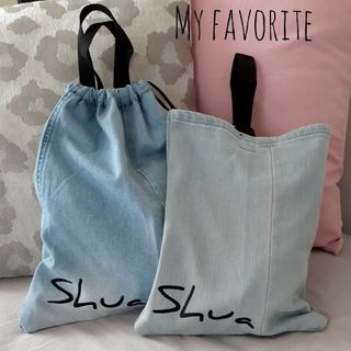 名前入り　体操着袋&上履き入れセット(バッグ/レッスンバッグ)
