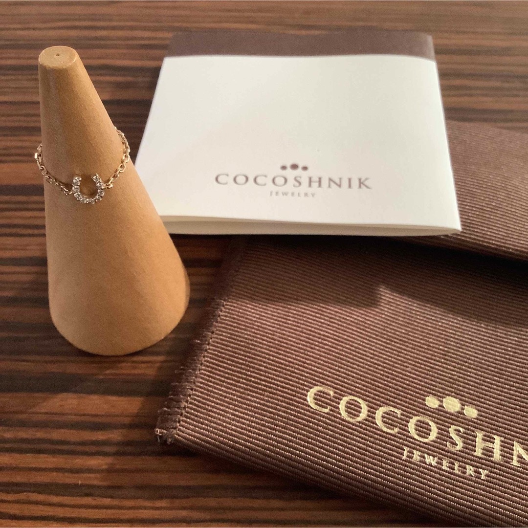 COCOSHNIK(ココシュニック)のココシュニック　ダイヤモンド　チェーンリング レディースのアクセサリー(リング(指輪))の商品写真