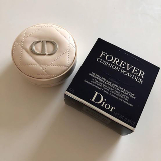 ディオール(Dior)のDior☆スキンフォーエバークッションパウダー ラベンダー新品同様(フェイスパウダー)