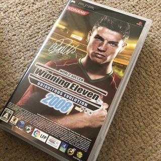 プレイステーションポータブル(PlayStation Portable)のPSPソフト ウイニングイレブン ユビキタスエヴォリューション2008(携帯用ゲームソフト)