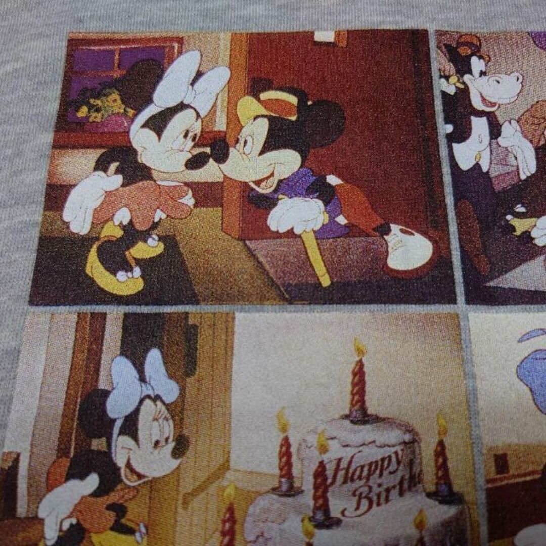 Disney アニメ プリント スウェットパーカー ディズニー ミッキー ミニー