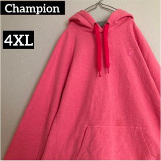 チャンピオン(Champion)のChampionチャンピオンスウェットパーカープルオーバー刺繍ワンポイント4XL(パーカー)