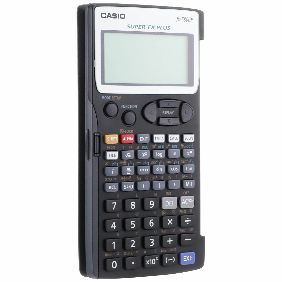カシオ プログラム関数電卓 407関数 10桁 FX-5800P-N