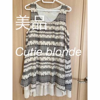 キューティーブロンド(Cutie Blonde)の美品　Cutie blonde  レディースチュニック(チュニック)