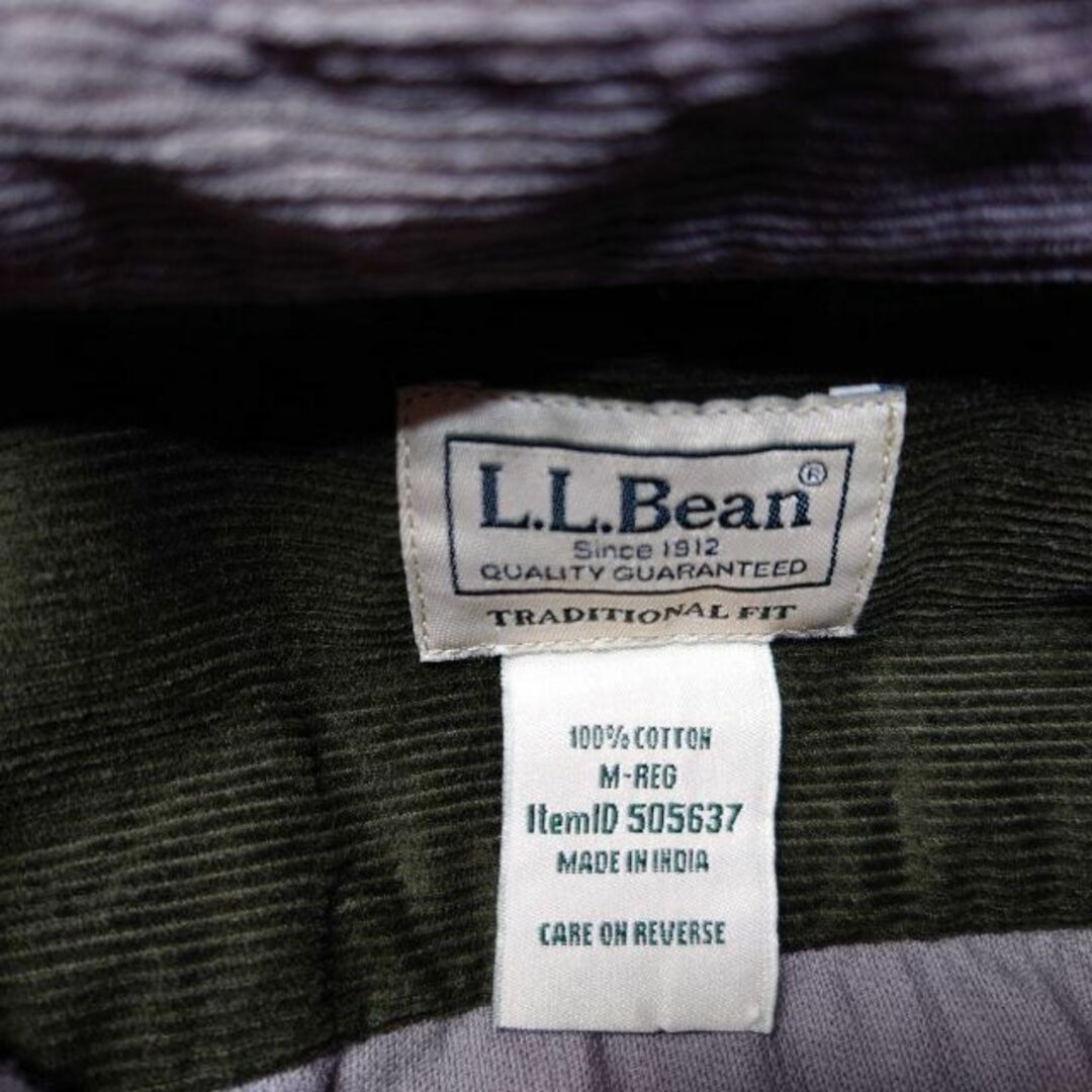 L.L.Bean(エルエルビーン)のL.L.BEAN　コーデュロイ　ボタンシャツ　古着　エルエルビーン　グレー メンズのトップス(シャツ)の商品写真