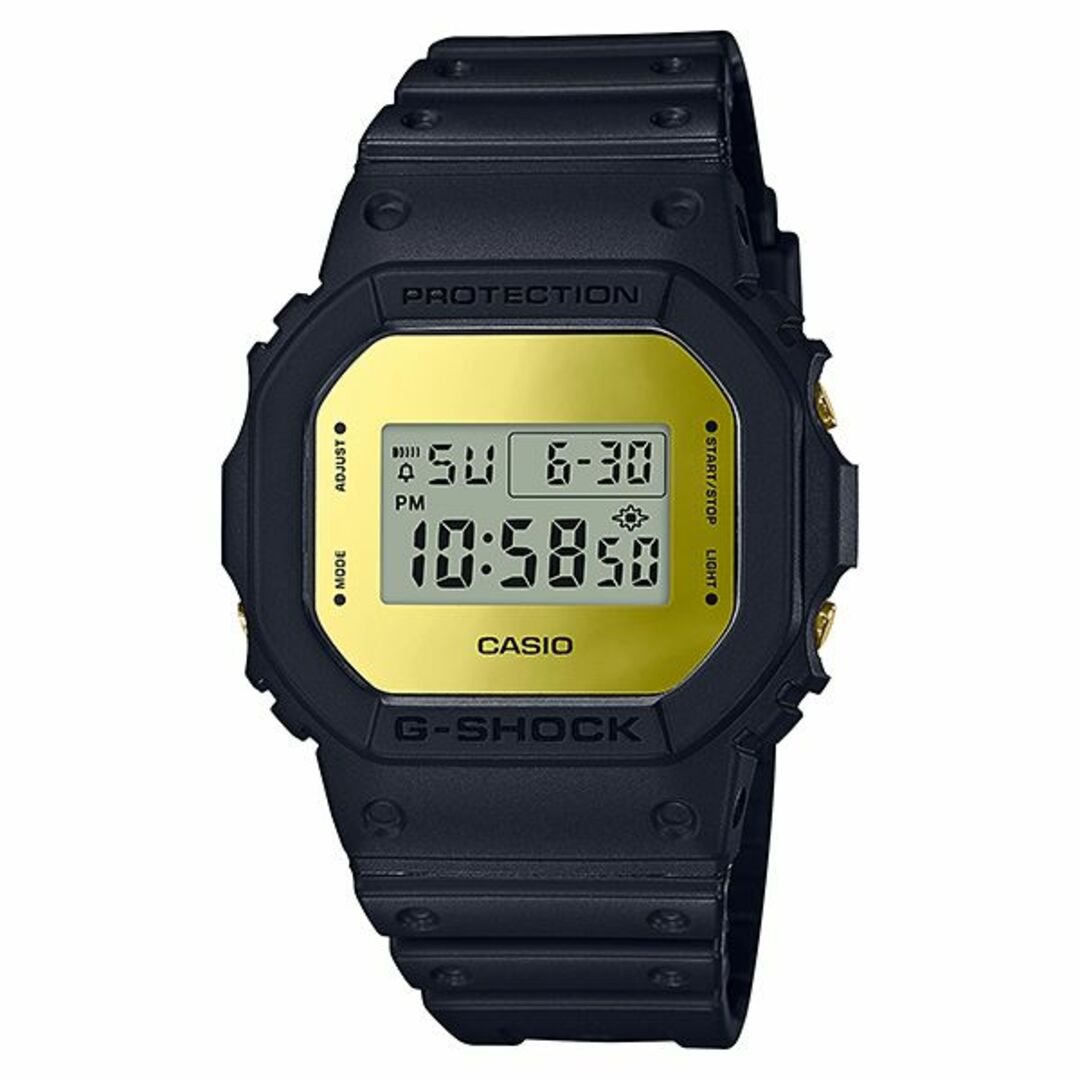 CASIO G-SHOCK Gショック ジーショック カシオ 時計 メンズ 腕時計 Metallic Mirror Face メタリック・ミラーフェイス デジタル ゴールドミラー SPECIAL COLOR ブラック 海外モデル DW-5600BBMB-1のサムネイル