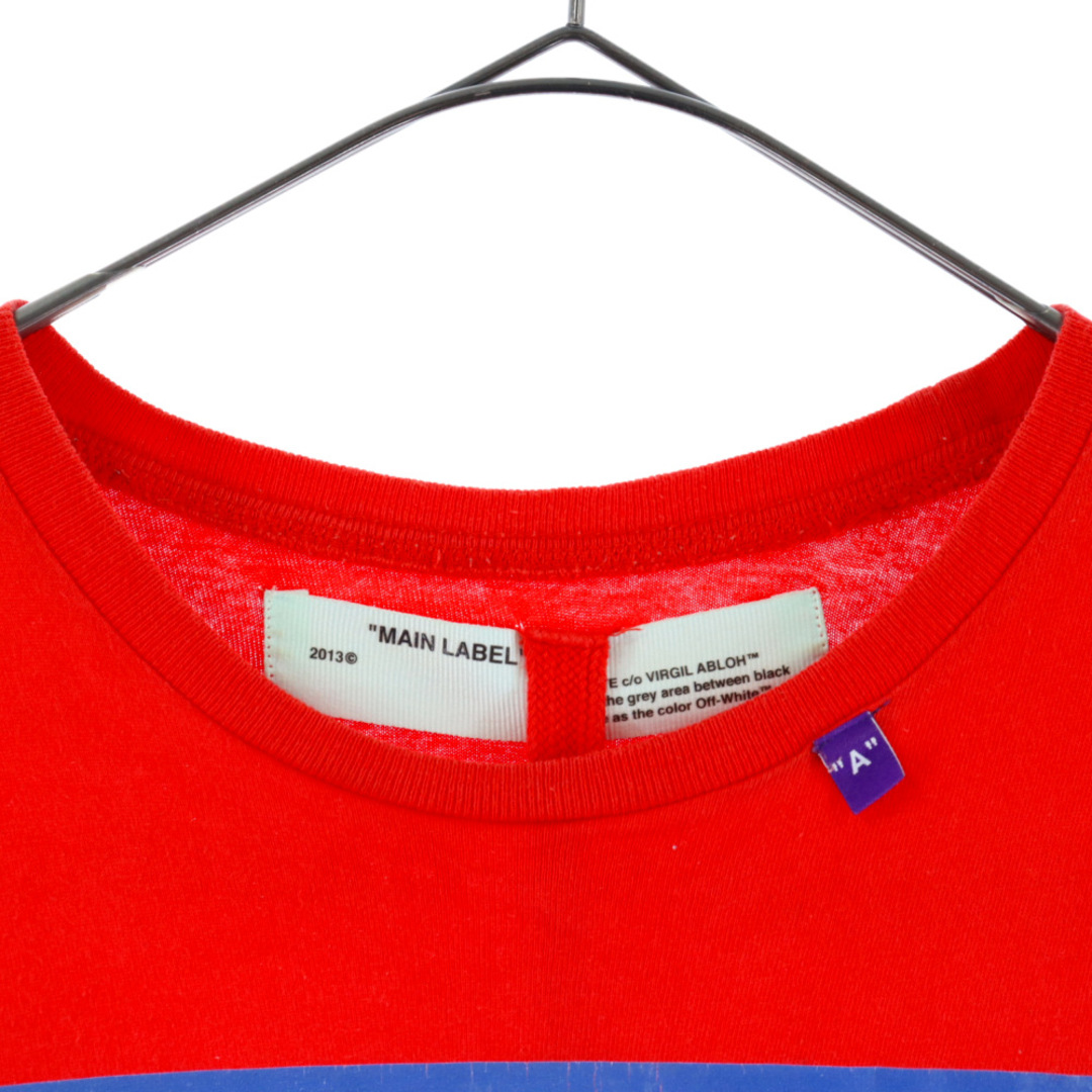 送料無料！OFF WHITE RED BERNINI S/S T-SHIRT Off-White Red Business Casual Bernini T-Shirt Off-White