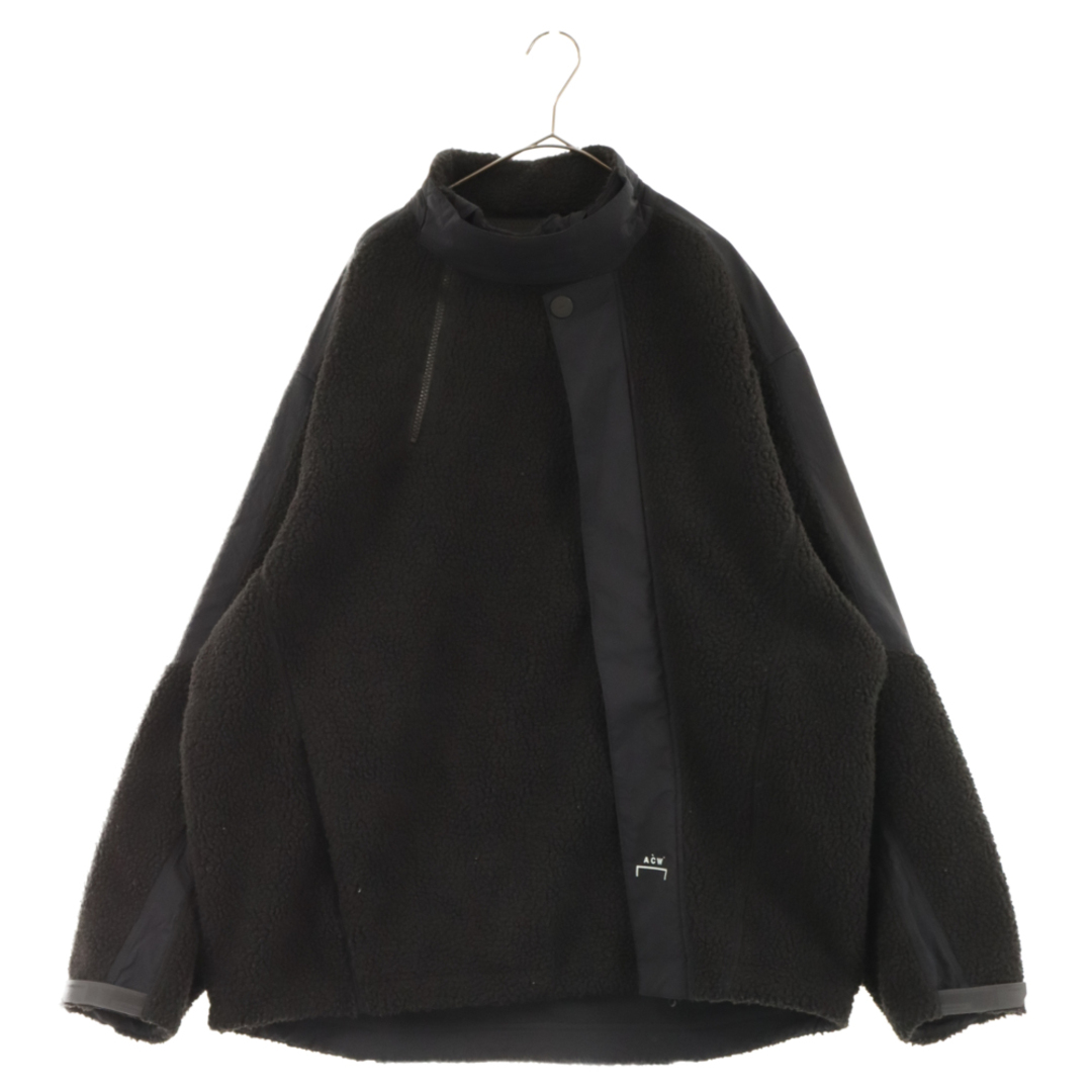 A-COLD-WALL アコールドウォール 21AW BIAS FLEECE JACKET ロゴデザイン バイアス フリースジャケット ブラック