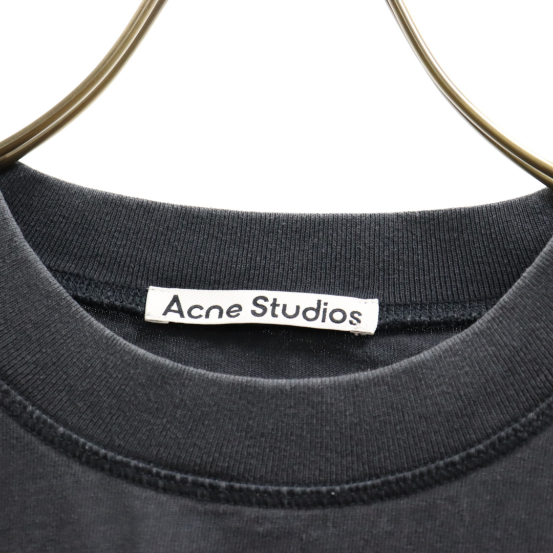 Acne Studios アクネ スティディオス 22SS EXTORR STAMP T-SHIRTS エクストールスタンプTシャツ 半袖カットソー ブラック TSHI000353
