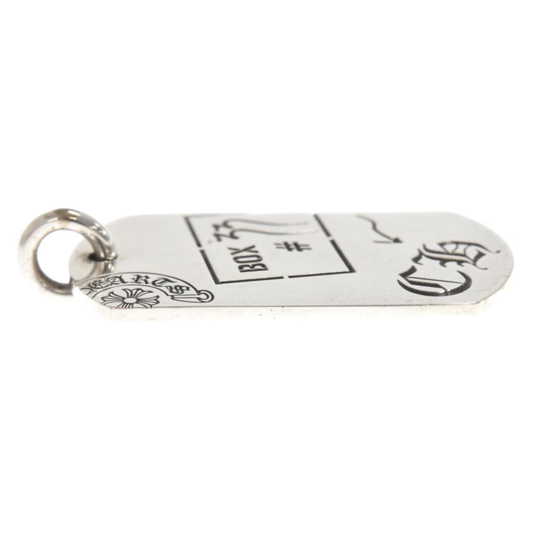 美品△クロムハーツ SV925 DOG TAG AOYAMA 20TH CH 青山20周年記念 ドッグタグ ネックレストップ ボールチェーン 30インチ シルバー 36.56g