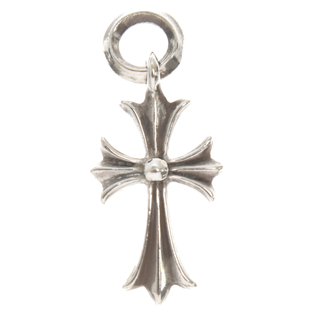 CHROME HEARTS クロムハーツ TINY CH CROSS タイニーCHクロスチャーム シルバー ネックレストップ