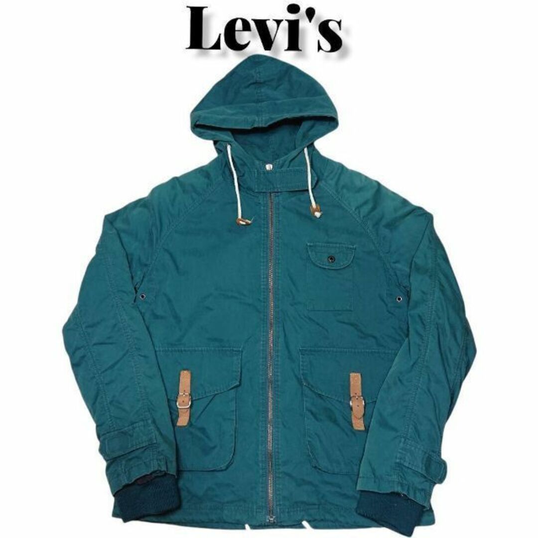 Levi's(リーバイス)のLevi's マウンテンパーカー エメラルドグリーン リーバイス キャンプ メンズのジャケット/アウター(マウンテンパーカー)の商品写真