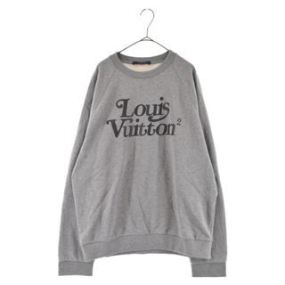 LOUIS VUITTON ルイヴィトン 23AW エンブロイダードコットンスエットシャツ トレーナー ブラック 1ABY3J RM232 IHN HPY79W