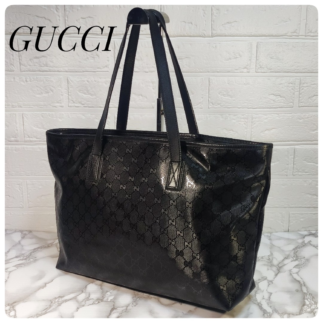 GUCCI グッチ トートバッグ GGキャンバス ブラック 230601614-