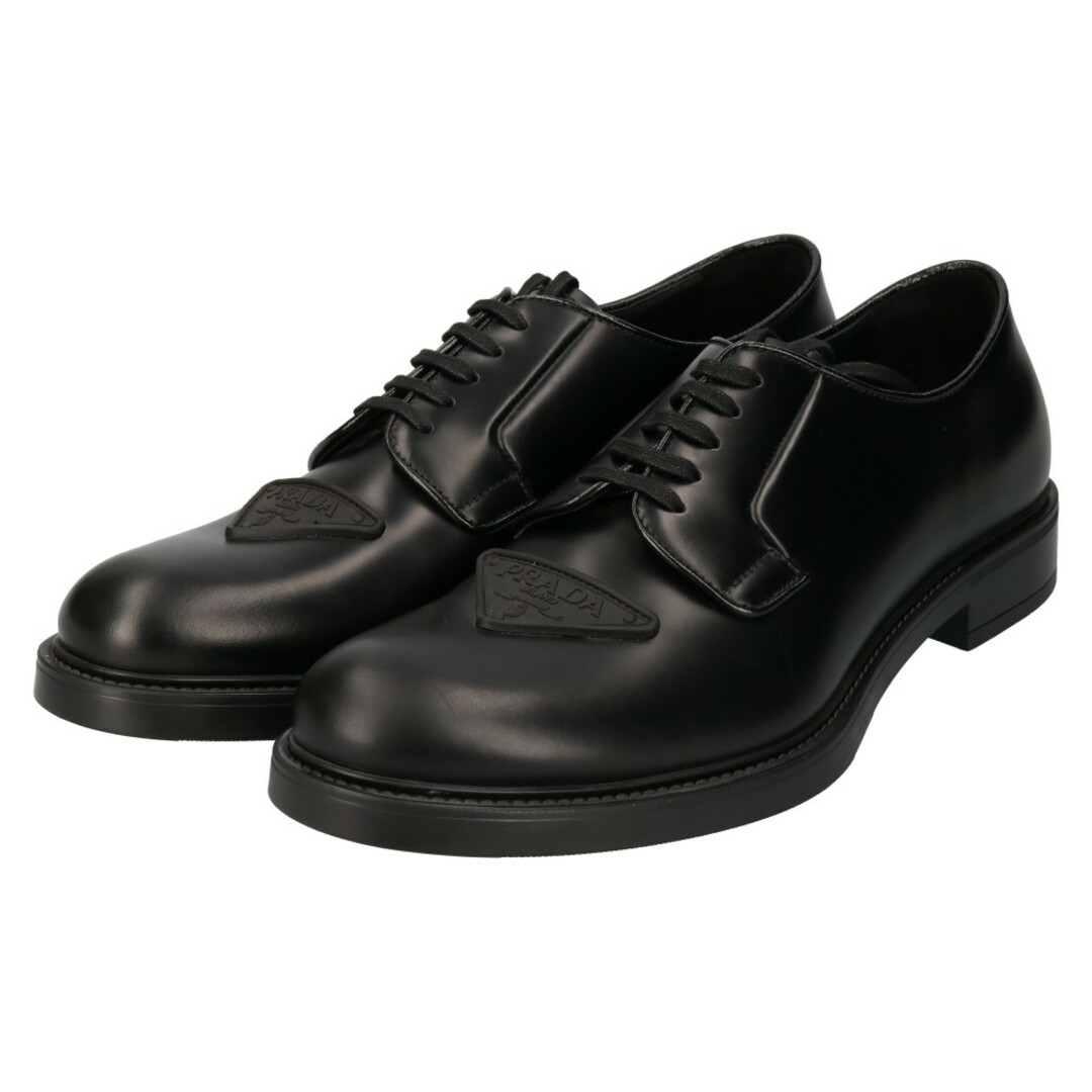 PRADA - PRADA プラダ 22SS ブラッシュドレザー ラバー トライアングル