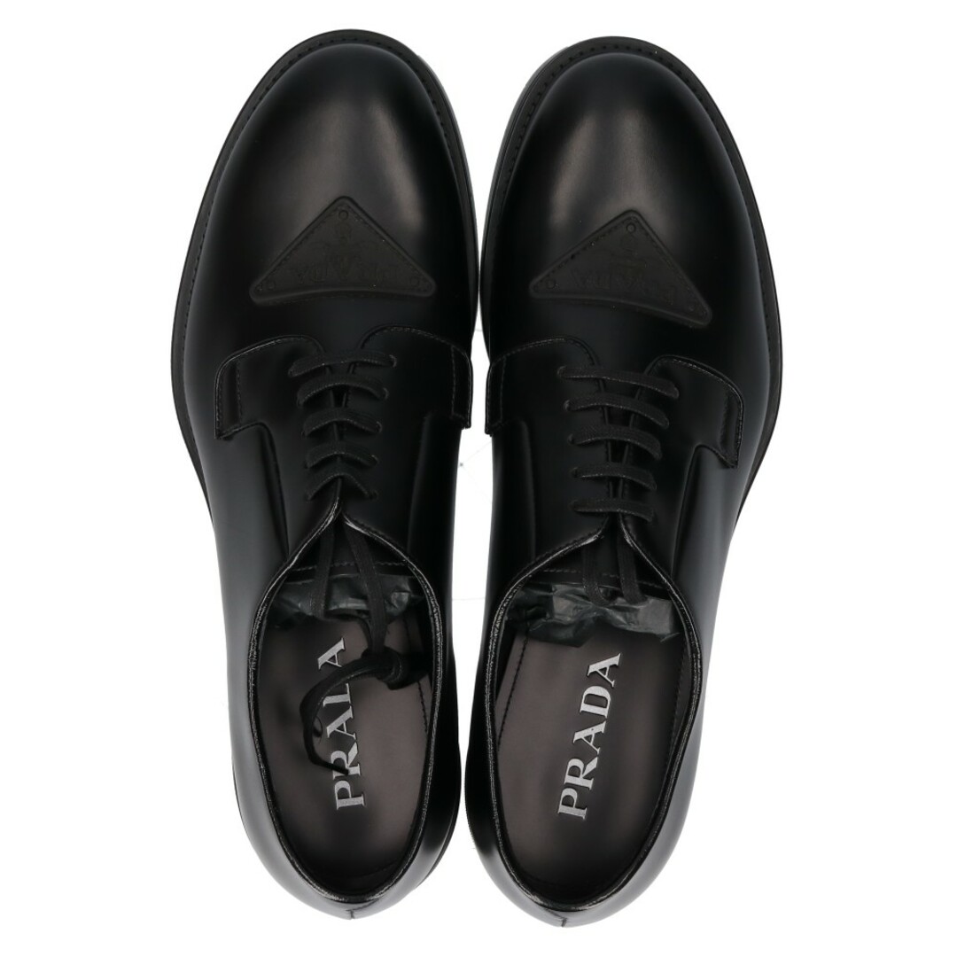 PRADA - PRADA プラダ 22SS ブラッシュドレザー ラバー トライアングル