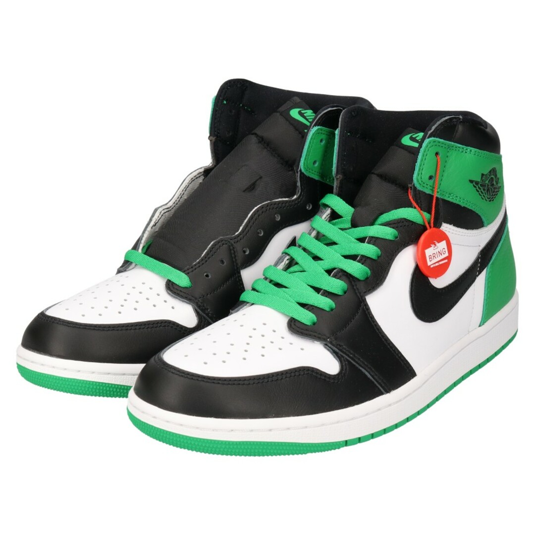 NIKE ナイキ AIR JORDAN 1 HI Black and Lucky Green DZ5485-031 エアジョーダン 1ハイ ハイカットスニーカー ブラック/グリーン