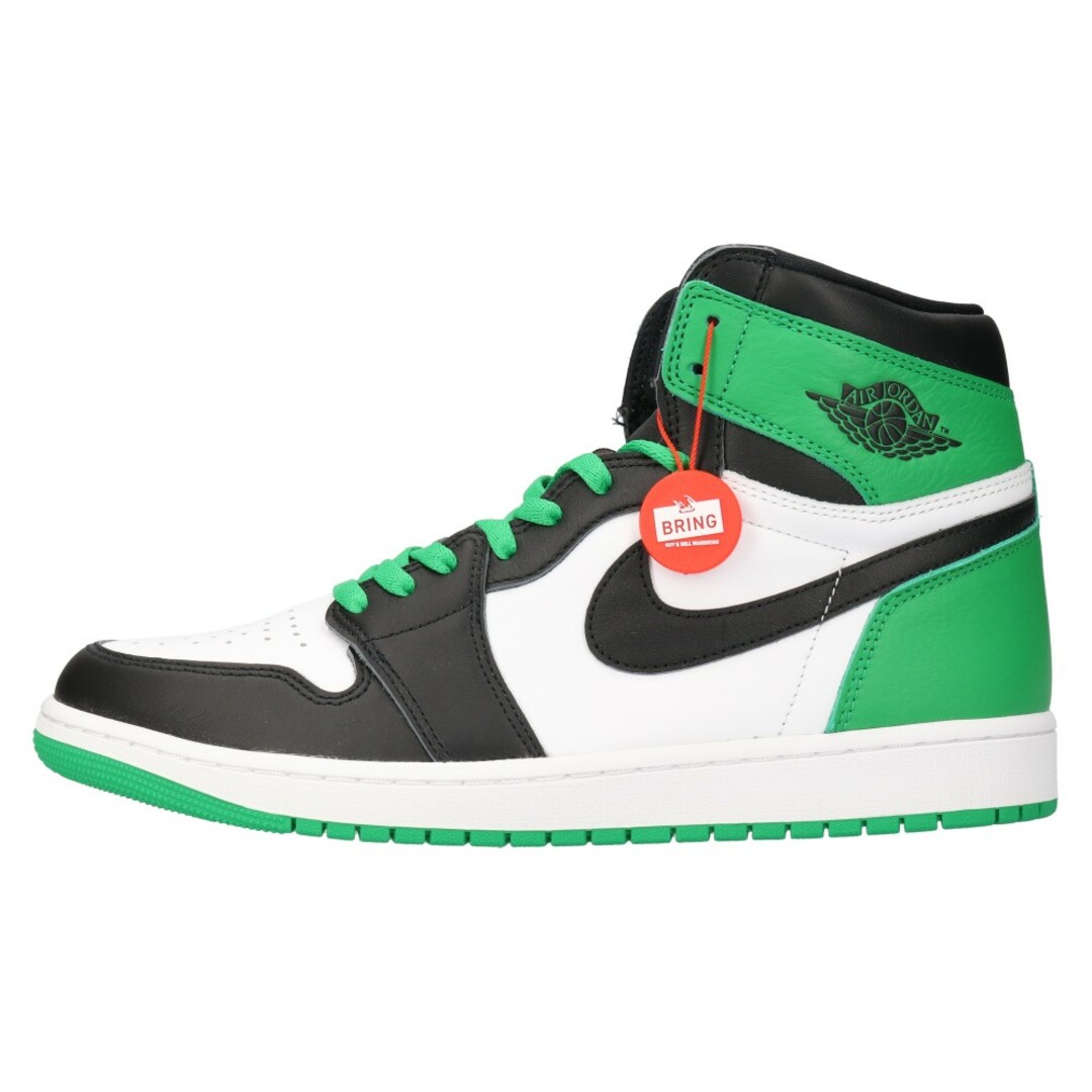 NIKE ナイキ AIR JORDAN 1 HI Black and Lucky Green DZ5485-031 エアジョーダン 1ハイ ハイカットスニーカー ブラック/グリーン