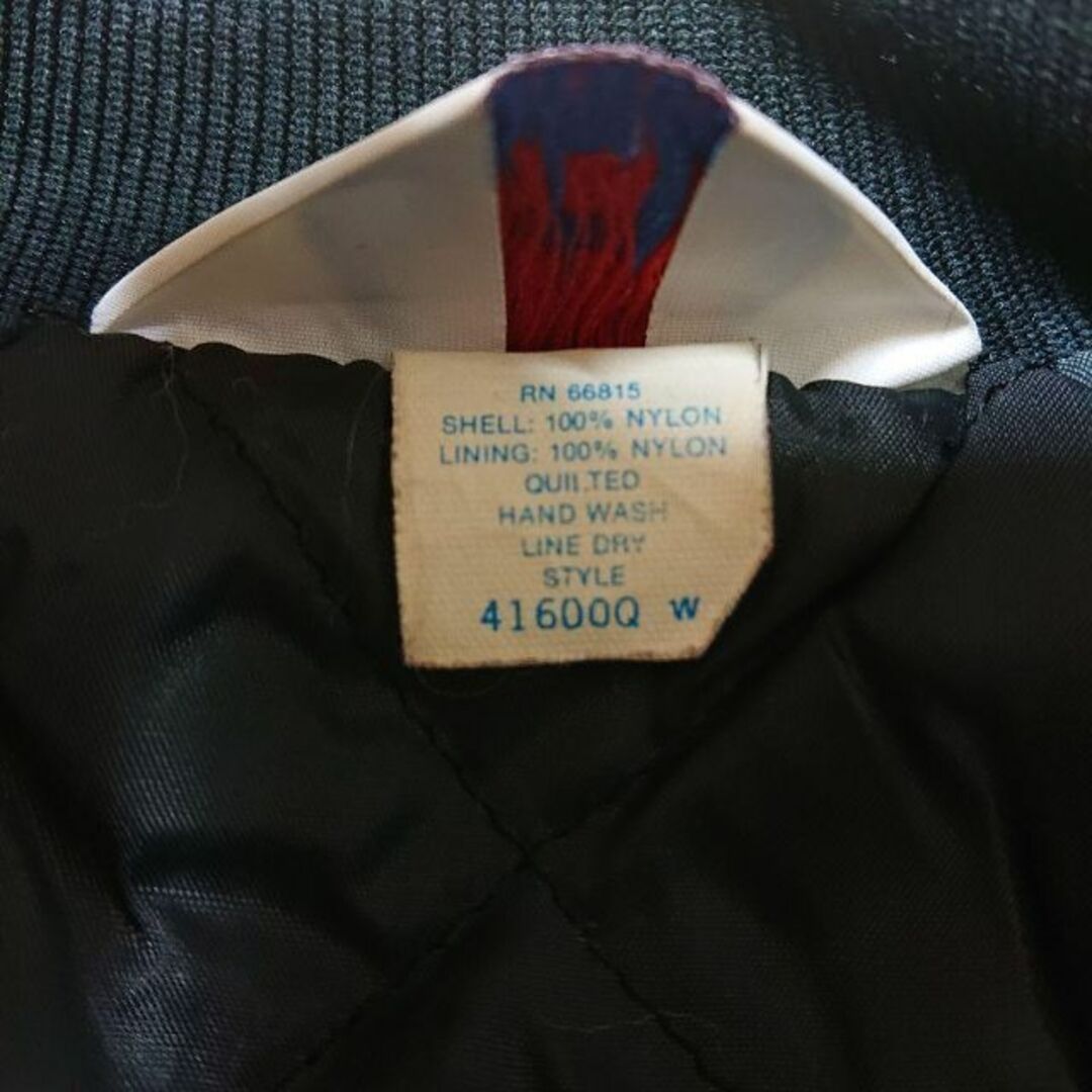 USA製 3XL 超ビッグサイズ ブラックバス刺繍 ナイロンジャケット 古着 USA製 3XL 超ビッグサイズ ブラックバス刺繍 ナイロンジャケット 古着