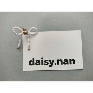 トゥデイフル(TODAYFUL)のribbonpierce（white）(ピアス)