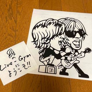 B'z カッティングステッカー　ご希望セット　黒(その他)