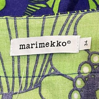 マリメッコ marimekko OLKIKUKKA シャツ 34